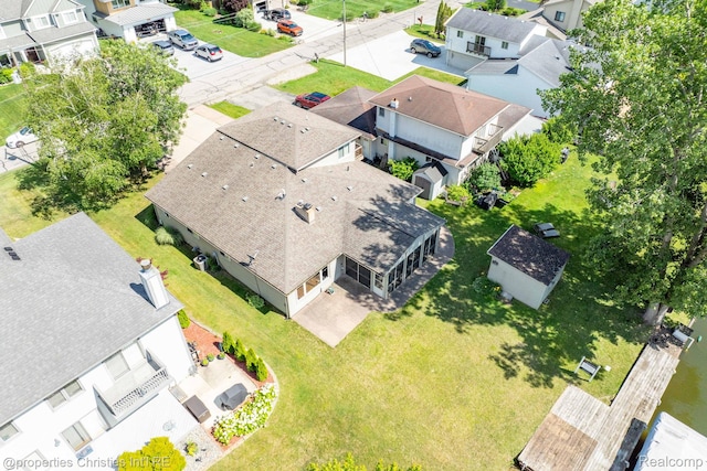 1700 Maddy Ln, Keego Harbor, MI 48320 - aerial perspective of suburban area