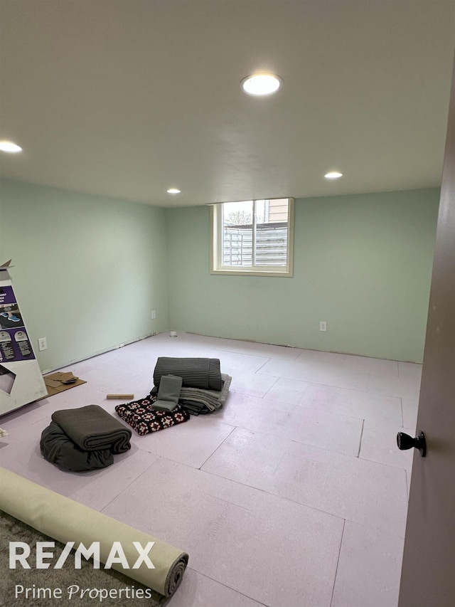 1321 Rollins St, Grand Blanc, MI 48439 - basement with recessed lighting