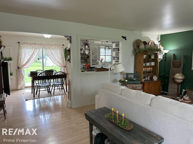 1321 Rollins St, Grand Blanc, MI 48439 - living area with wood finished floors