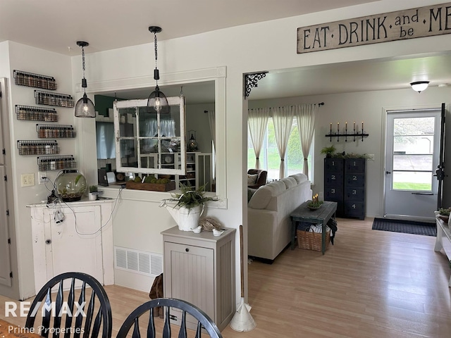 1321 Rollins St, Grand Blanc, MI 48439 - living area with wood finished floors