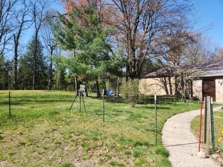 4297 N Wilderness Trl, Luther, MI 49656 - view of grassy yard