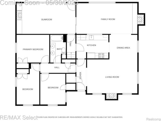 2302 Radcliffe Ave, Flint, MI 48503 - floor plan / room layout