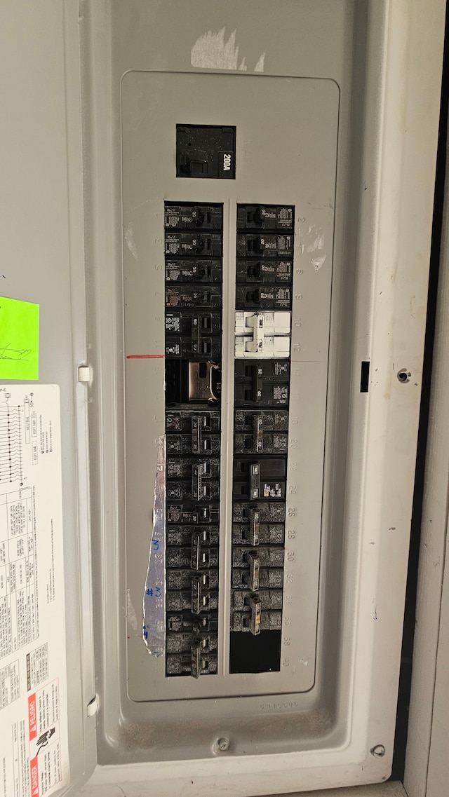 utilities with electric panel