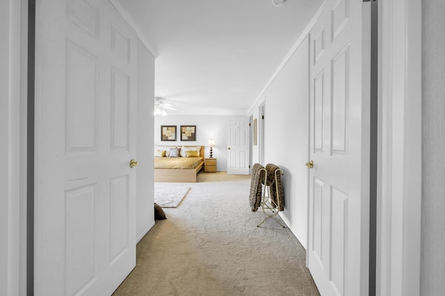 744 Lockmoore Ct, Rochester Hills, MI 48307 - hall with carpet floors and baseboards