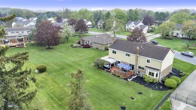 744 Lockmoore Ct, Rochester Hills, MI 48307 - aerial view of residential area