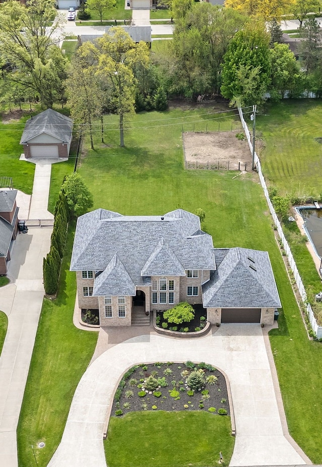 1334 Larayne Dr, Troy, MI 48085 - aerial view of property and surrounding area
