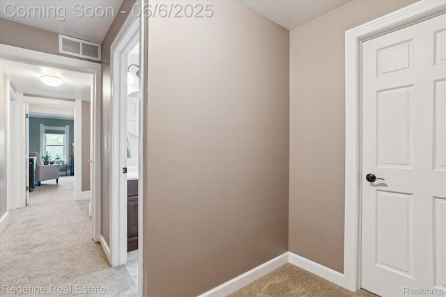 101 Hill St, Stockbridge, MI 49285 - hall with light carpet and baseboards