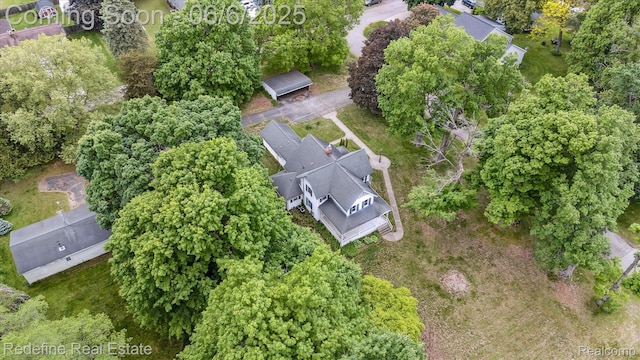 101 Hill St, Stockbridge, MI 49285 - aerial view of property and surrounding area