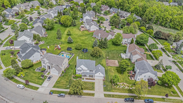 1122 Colt Dr, South Lyon, MI 48178 - aerial view of property's location with nearby suburban area