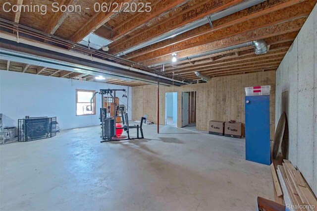 3749 Chase Lake Rd, Howell, MI 48855 - view of basement
