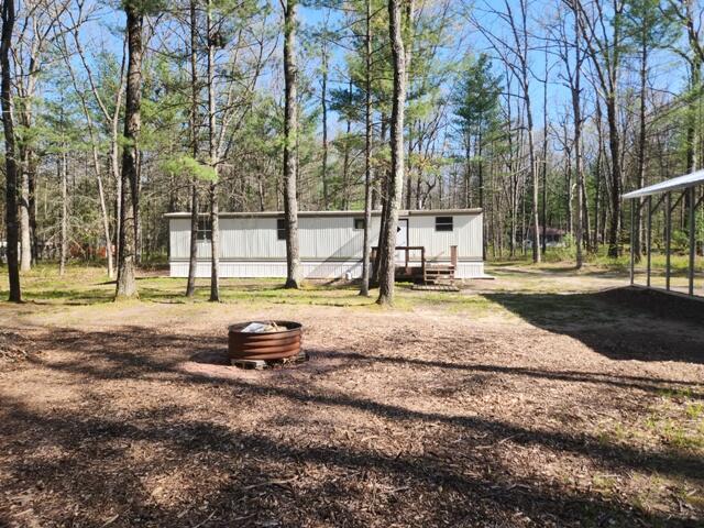 1631 W Lone Pine Rd, Baldwin, MI 49304 - view of yard