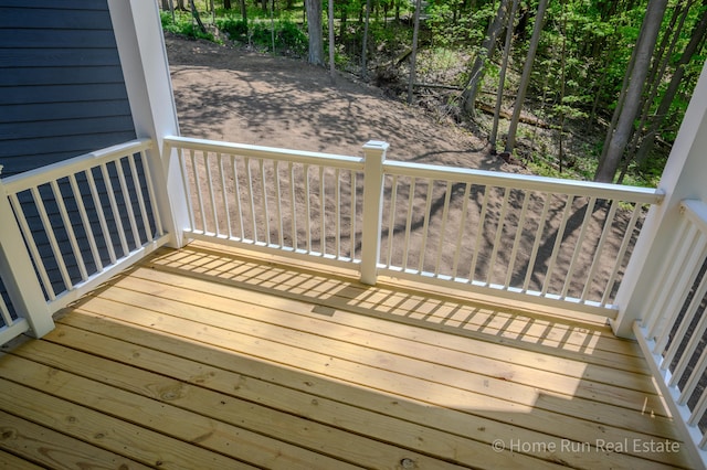 view of deck
