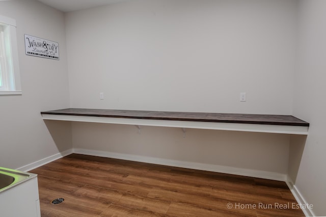 8828 Division Ave S, Byron Center, MI 49315 - unfurnished office with wood finished floors and baseboards