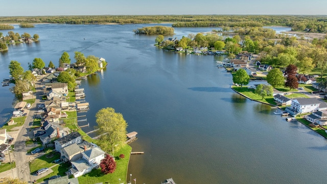 555 S Lakeside Dr, Michigan Center, MI 49254 - drone / aerial view of a nearby body of water