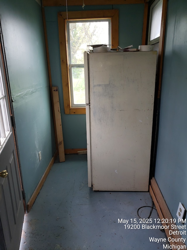 19200 Blackmoor St, Detroit, MI 48234 - spare room with concrete floors