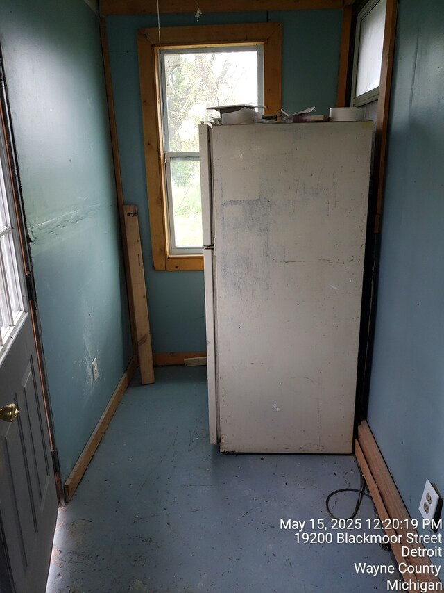 19200 Blackmoor St, Detroit, MI 48234 - spare room with concrete floors