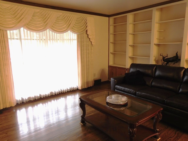 5244 Folkstone Dr, Troy, MI 48085 - living area with dark wood-type flooring