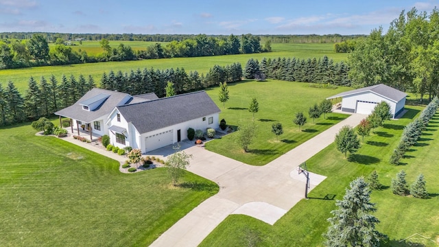 5353 N Graham Rd, Freeland, MI 48623 - overview of rural landscape