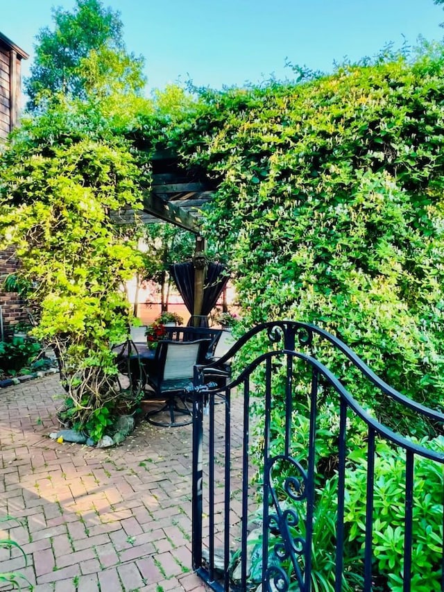 532 Saint Clair St, Grosse Pointe, MI 48230 - balcony with a pergola and a patio