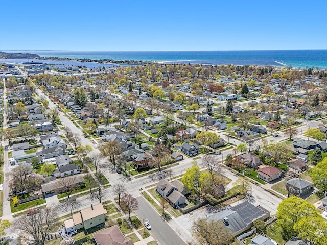 601 N Rath Ave, Ludington, MI 49431 - aerial view of residential area with a nearby body of water