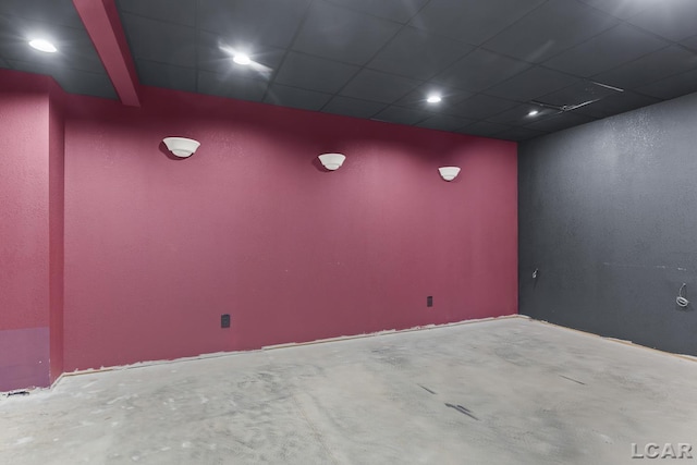 4189 Evergreen Rd, Adrian, MI 49221 - spare room featuring recessed lighting and concrete flooring