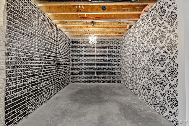 4189 Evergreen Rd, Adrian, MI 49221 - wine area featuring concrete floors