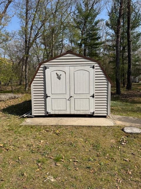 8038 W Hemlock Ave, Baldwin, MI 49304 - view of shed