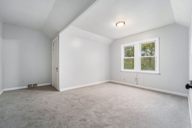 20410 Hull St, Highland Park, MI 48203 - bonus room featuring vaulted ceiling, carpet, and baseboards