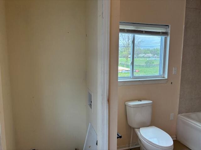 4770 Matthew St, Westland, MI 48186 - bathroom with toilet and a tub to relax in