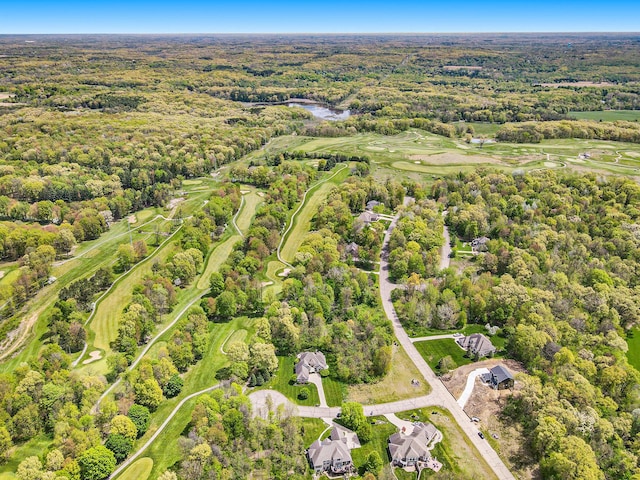 15250 Alister Mackenzie Ave, Augusta, MI 49012 - aerial view of property and surrounding area with a large body of water and a heavily wooded area