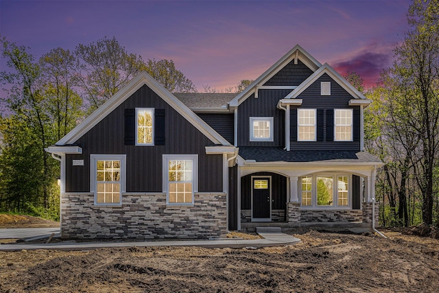 15250 Alister Mackenzie Ave, Augusta, MI 49012 - view of front of home featuring stone siding