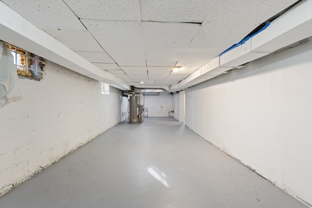 14028 Whitcomb St, Detroit, MI 48227 - unfinished basement with water heater