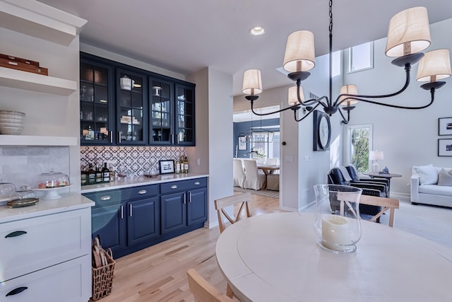 26930 Victory Ct, South Lyon, MI 48178 - dining space with light wood-style flooring, recessed lighting, and baseboards