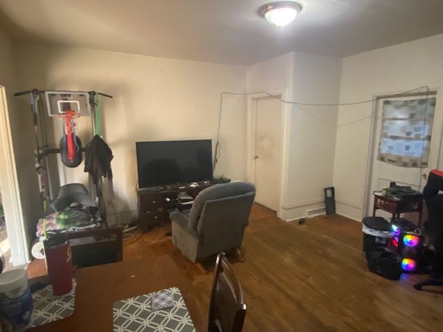 437 W Mount Morris St, Mount Morris, MI 48458 - office area with wood finished floors