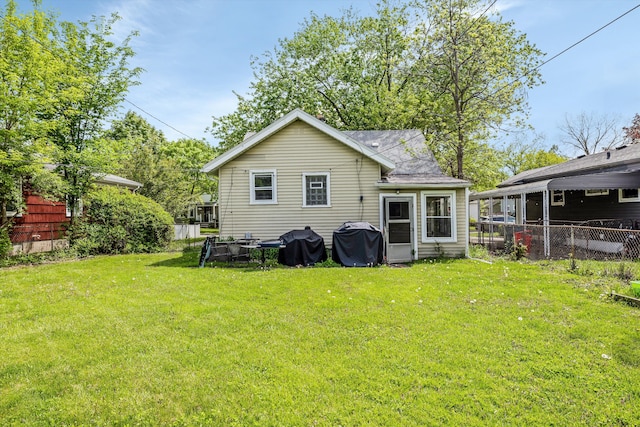 view of back of property