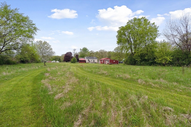 7244 Neff Rd, Mount Morris, MI 48458 - view of yard with a view of countryside and a barn