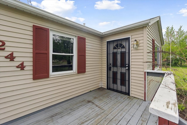 7244 Neff Rd, Mount Morris, MI 48458 - view of deck