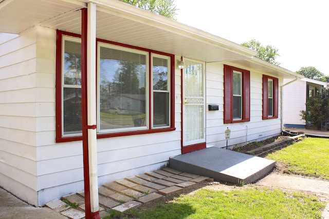 view of entrance to property