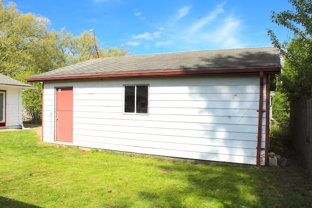 view of outbuilding