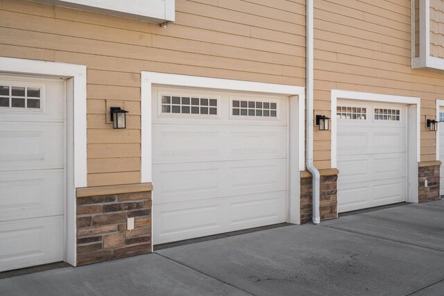 611 Woodland Dr, Dexter, MI 48130 - view of garage
