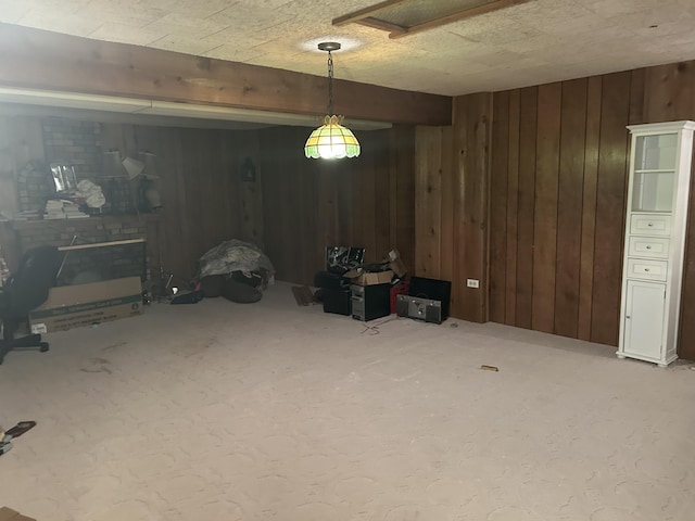 29 Douglas Ave, Coldwater, MI 49036 - dining area featuring wooden walls