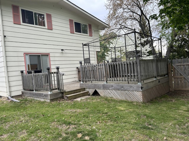 29 Douglas Ave, Coldwater, MI 49036 - rear view of house featuring a wooden deck