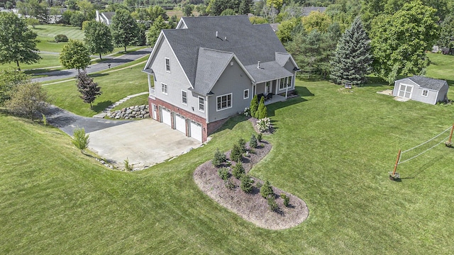 7812 Fountain Hills Ln, Davisburg, MI 48350 - view from above of property