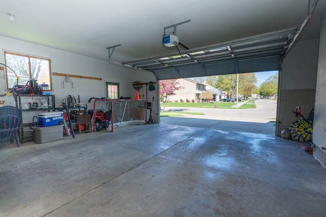 472 Central St, Marysville, MI 48040 - garage featuring a garage door opener