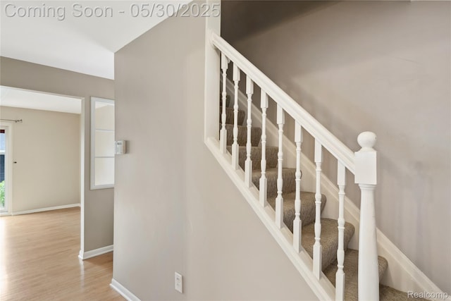 16233 Birwood Ave, Beverly Hills, MI 48025 - stairs featuring wood finished floors and baseboards