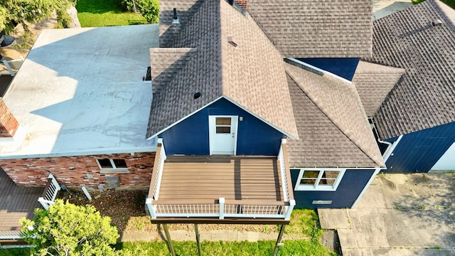 view of subject property