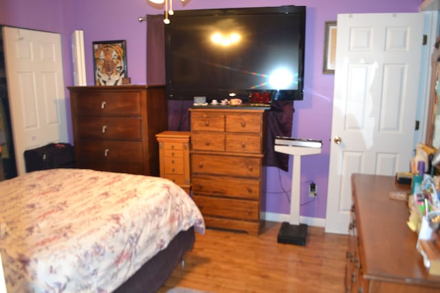 5448 Fairview Dr, Grand Blanc, MI 48439 - bedroom with wood finished floors and baseboards