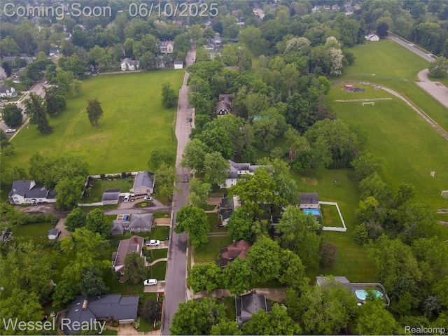 337 Chandler St, Romeo, MI 48065 - aerial perspective of suburban area