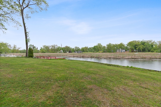 343 Shotwell, White Lake, MI 48386 - view of green lawn featuring a water view