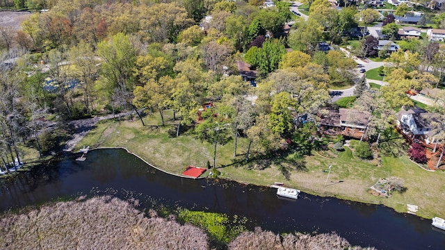 343 Shotwell, White Lake, MI 48386 - aerial overview of property's location featuring a nearby body of water